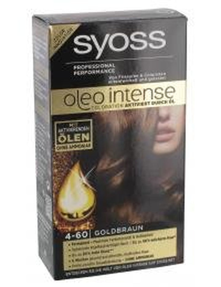 Syoss Oleo Intense Coloration 5-86 Sweet Brown, pachet de 3 (3 x 1 bucată) Vopsea pentru par Naty Shop Maro auriu 1 bucată (pachet de 1)