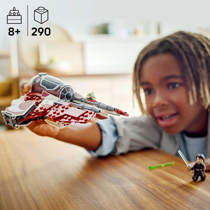 LEGO Star Wars 75401 Interceptorul Jedi al lui Ahsoka, Starfighter pentru fanii Războiului Clonelor, Ahsoka Tano & Anakin Skywalker Minifigures, cu săbii laser și R7-A7, pentru băieți și fete de la 8 ani în sus Seturi de constructie Besuche den LEGO-Store