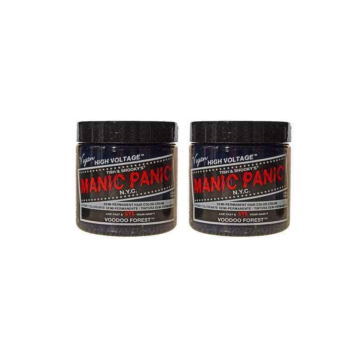 Manic Panic Electric Lizard Classic Cream, vegan, fără cruzime, vopsea de păr verde semipermanentă 118ml Vopsea pentru par Naty Shop Pădurea Voodoo 118 Ml (pachet de 2)