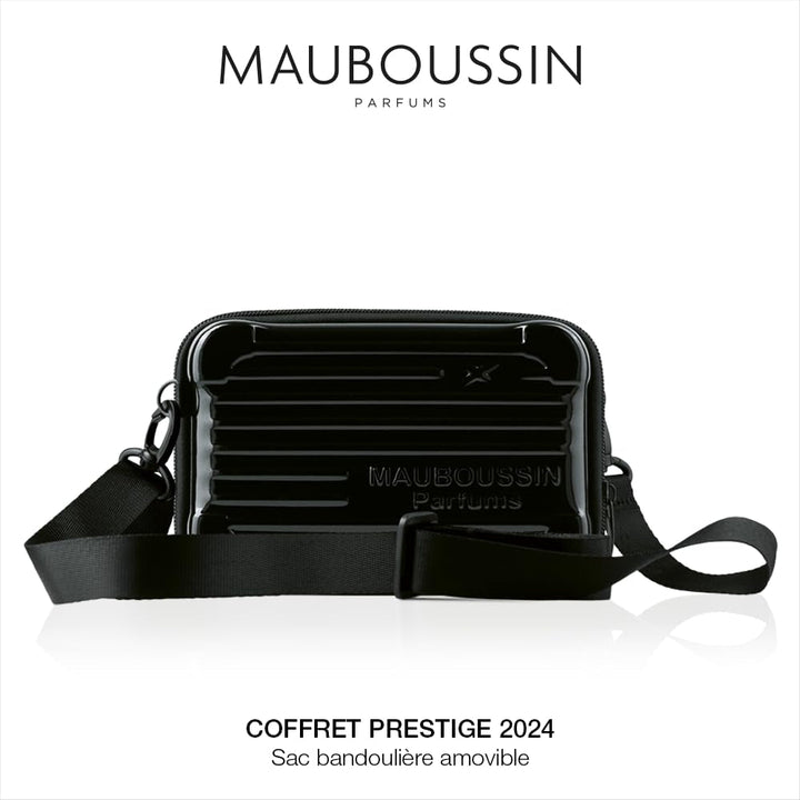 Mauboussin - Prestige 2024 a La Folie: Eau De Parfum 100 ml, Lapte de corp 75 ml, Spray de călătorie 20 ml și Geantă de umăr