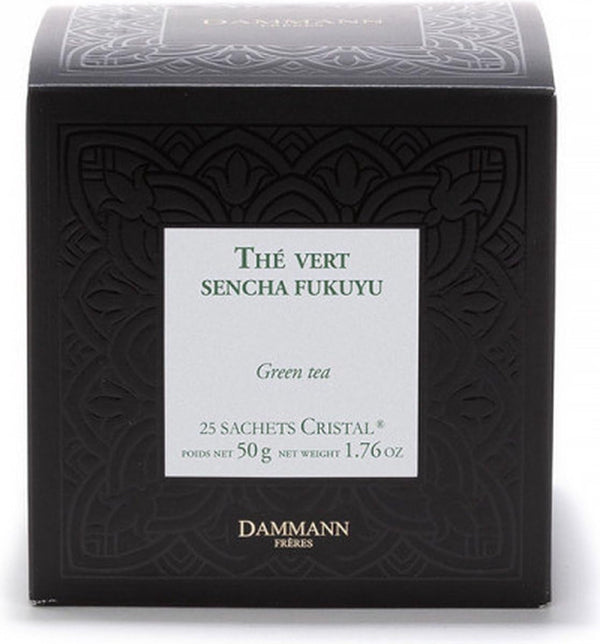 Ceai verde Dammann Sencha Fukuyu 25 pliculețe cristaline