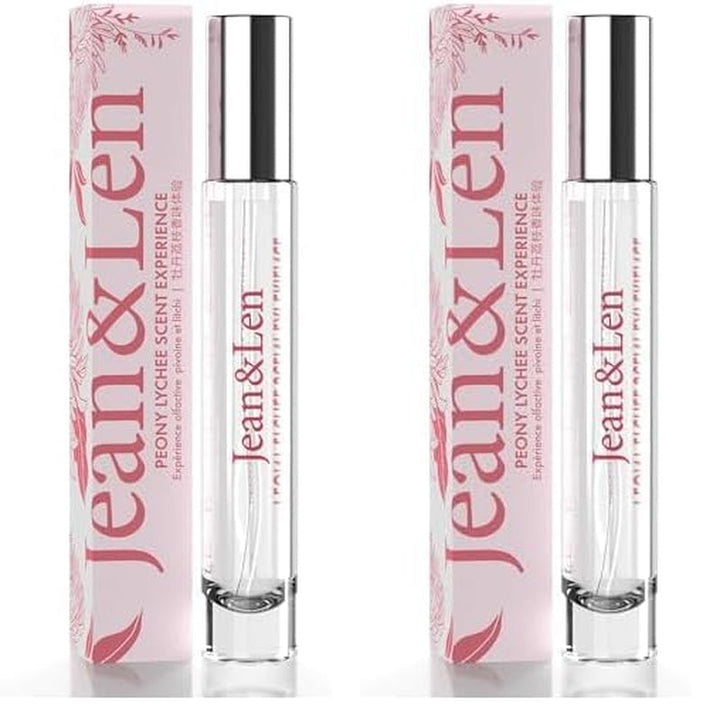 Jean & Len Scent Experience Peony & Lychee, Apă de toaletă cu aromă de bujor și lici, Mini parfum practic, Ideal pentru călătorii, Sticlă de înaltă calitate, 10 ml