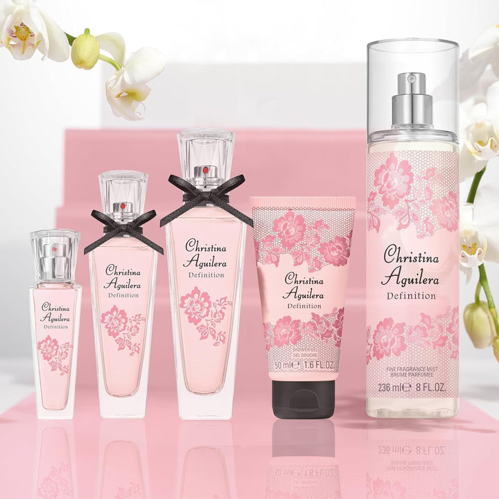 Christina Aguilera - Definition Eau De Parfum, Parfum ușor, Cu mandarină, orhidee și chihlimbar, Note florale și citrice, Parfum răcoritor, Ideal pentru vară, Parfum pentru femei - 50 ml