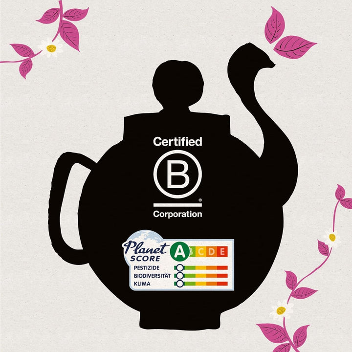 Cupper Ceai de fructe organic Cranberry Rasperry, 20 pliculețe de ceai nealbite, ecologic, comerț echitabil