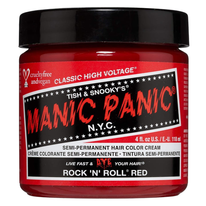 Manic Panic Electric Lizard Classic Cream, vegan, fără cruzime, vopsea de păr verde semipermanentă 118ml