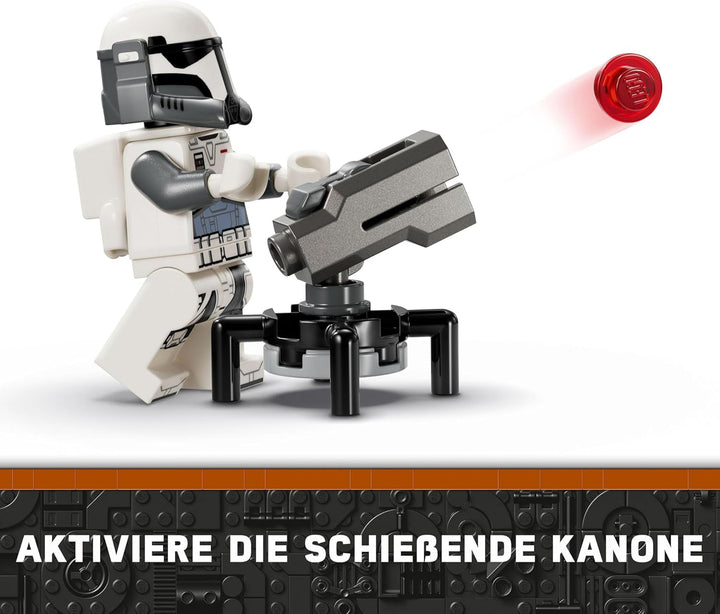 LEGO Star Wars: Mandalorian Ambush on Mandalore Battle Pack, jucărie de construcție de aventură pentru copii, set de acțiune de colecționat, idee de cadou pentru băieți și fete 75373 Seturi de constructie Besuche den LEGO-Store