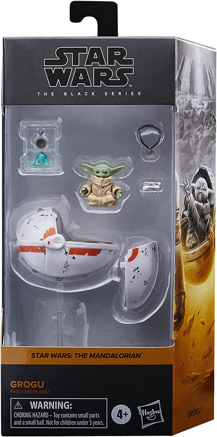 Star Wars Hasbro Black Series Grogu, Figura Zu Mandalorianul, Potrivit pentru figurine de acțiune de 15 cm de colecționat, Pentru copii cu vârsta de 4 ani și peste, Multi, F4357 Action figures Naty Shop