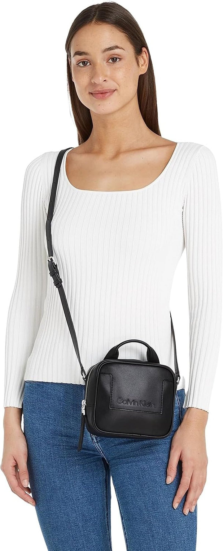 Calvin Klein Ladies Ck Set Camera Bag K60k611073 Crossovers Genti Femei Naty Shop