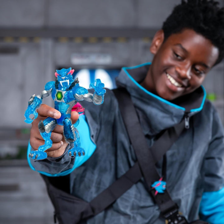 Mutatori; Mutați bestia supremă. Experimentați și creați figura de acțiune Stealth Panther de la Mrbeast. 3 de colecționat, Iconic Panther, Stealth Panther, Metallic Panther Action figures Naty Shop