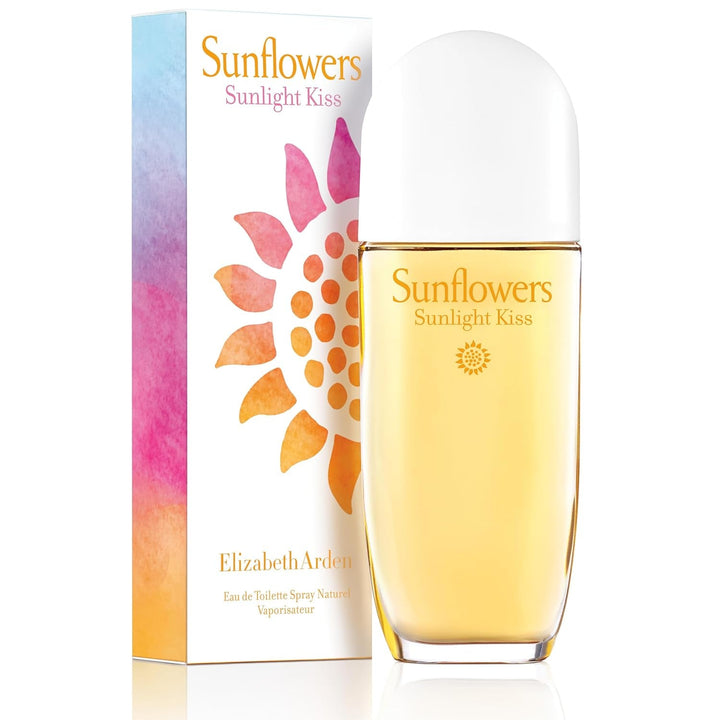 Elizabeth Arden - Sunflowers Sunlight Kiss, Apă de toaletă pentru femei, Parfum floral cald, 100 ml