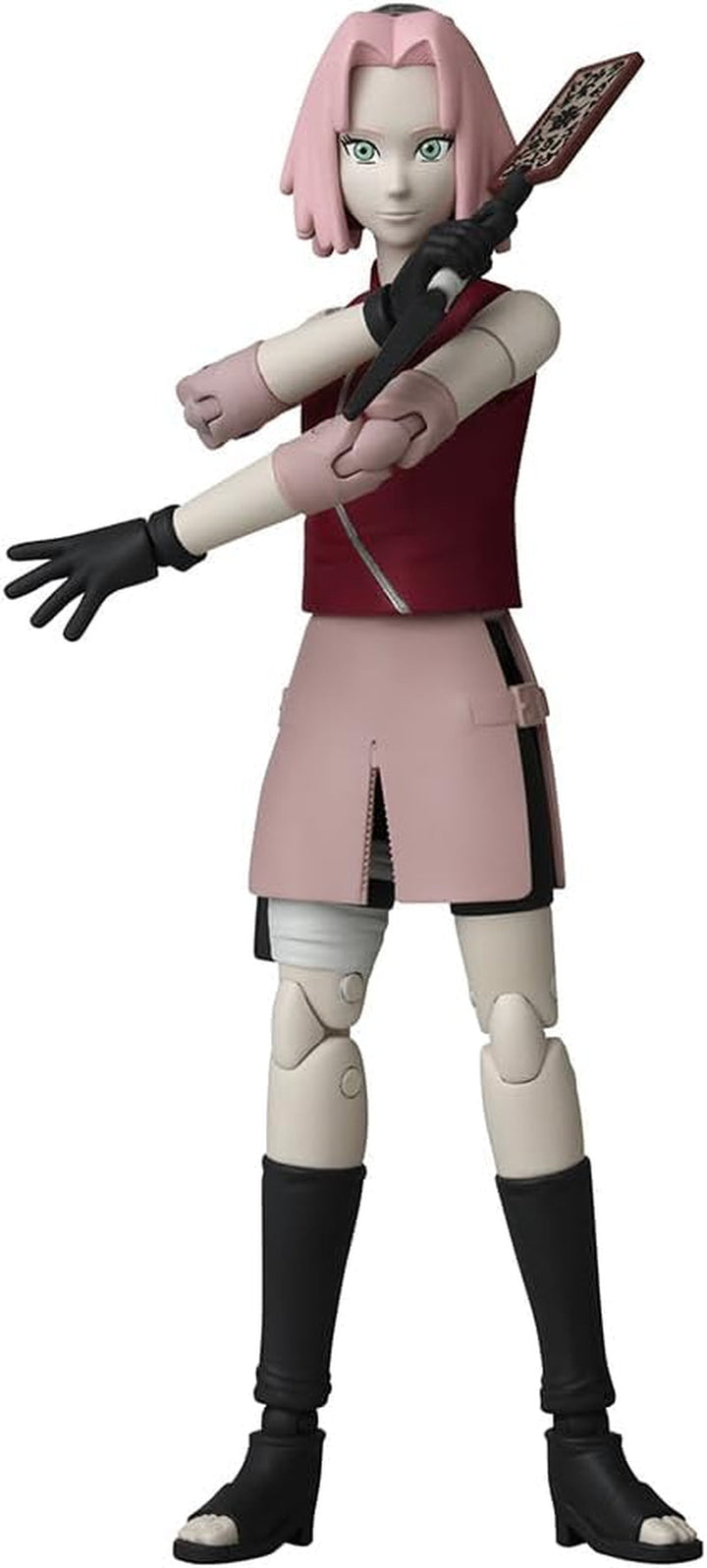 Bandai - Anime Heroes - Naruto Shippuden - Anime Hero Figures 17 Cm - Kakashi Hatake - Licență oficială - Figura articulată Kakashi - 36903 Action figures Naty Shop Sakura