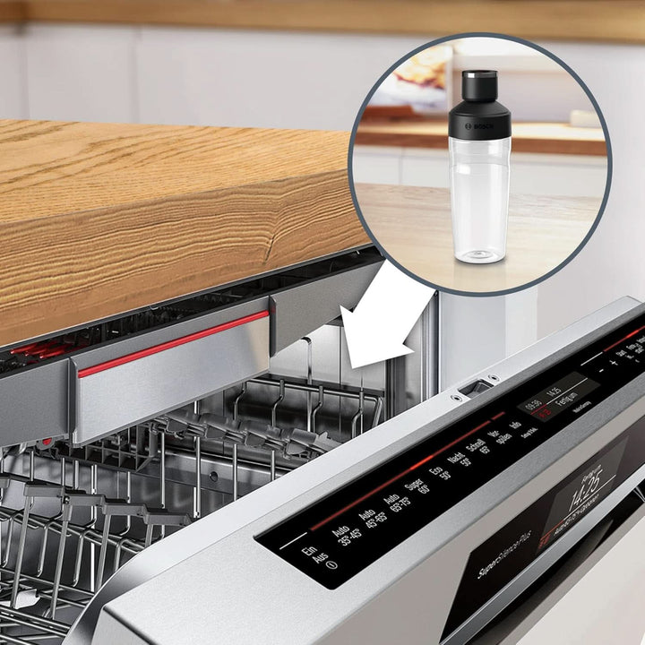 Bosch Vakuum-Standmixer Vitapower Serie 8 MMBV621M, Starke Mixleistung, Vitaminschonende Zubereitung, 4 Automatikprogramme, Vakuum-Togo Flasche, 37,000 U/Min, 1000 W, Silber Mama si Copilul Naty Shop