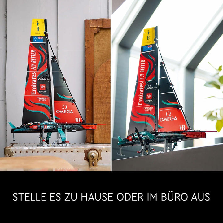 LEGO Technic Emirates Team New Zealand AC75 Racing Yacht, set de construcție cu barcă cu pânze pentru adulți, cadou pentru bărbați și femei, activitate creativă și relaxantă 42174 Seturi de constructie Besuche den LEGO-Store