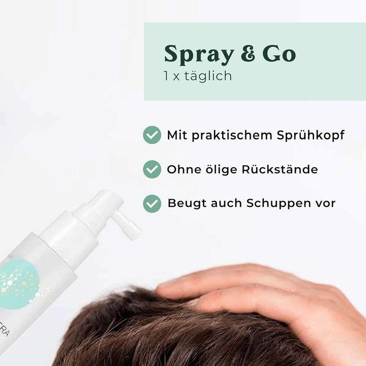 Spray tonic pentru păr cu ulei de rozmarin 100ml - Spray cu ulei de rozmarin accelerează în mod natural creșterea părului - remediu pentru creșterea părului la femei și bărbați - ser pentru căderea părului - ulei de rozmarin pentru păr de Cosphera Ingrijirea parului Naty Shop