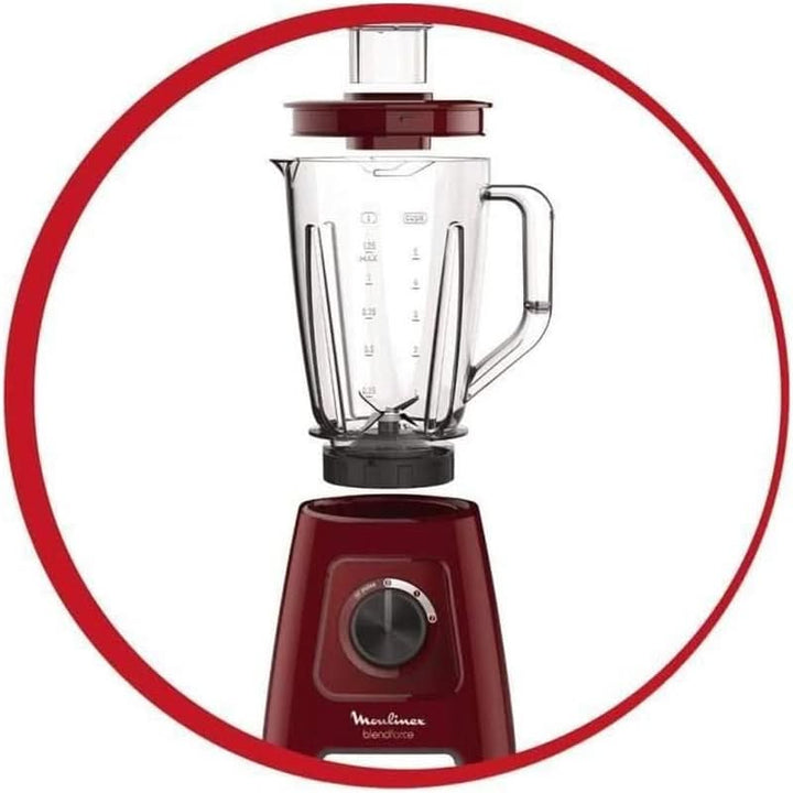 Blendforce-Mixer, 600 W, 2 Geschwindigkeiten+Pulsfunktion, 2 L Gesamtkapazität, Intelligentes Schließsystem, Einfache Reinigung, Luftkühlung, 3 Minuten Kontinuierliches Mischen LM420510 Mama si Copilul Naty Shop