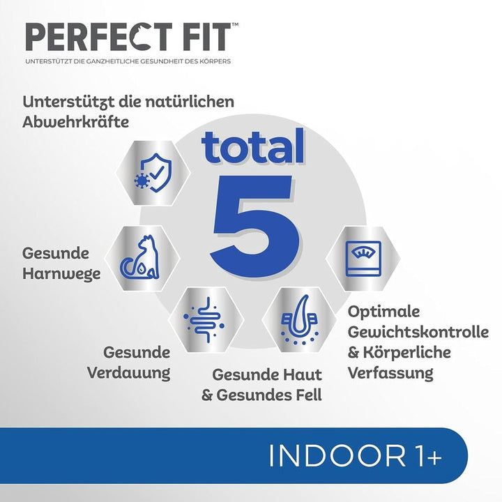 Pungi porționate pentru pisici PERFECT FIT™ pentru interior cu pui 12 X 85G