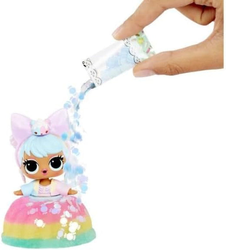 L.O.L. Surprise! Mix & Make Birthday Cake Tots - Cu păpușă de colecție, rochie de tort diy, "coacerea" și decorarea tortului, ingrediente și stropi cu sclipici - Păpușă cu rochie de tort - Ideal pentru fetițe cu vârsta de peste 3 ani Papusi Naty Shop