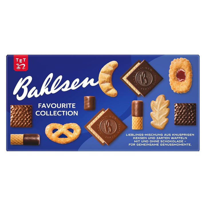 Bahlsen Favourite Collection S, pachet de 6, mix crocant pentru biscuiți și napolitane cu lapte și ciocolată neagră (6 x 161 g / 966 g)