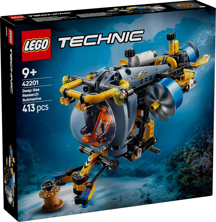 Submarin LEGO Technic Deep Sea Explorer, jucărie de construit pentru copii, băieți și fete de la 9 ani, idei creative de cadouri pentru ziua de naștere, vehicul construibil, cu elice rotative 42201 Seturi de constructie Besuche den LEGO-Store