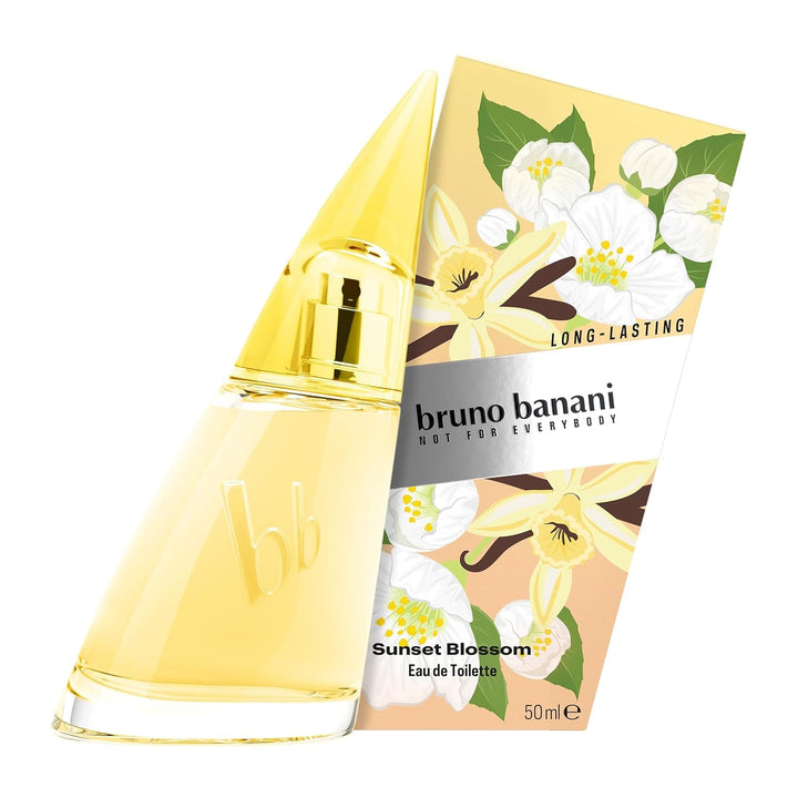 Bruno Banani, Sunset Blossom Eau de Toilette pentru femei, parfum feminin senzual cu un parfum floral radiant, de lungă durată, 50 ml