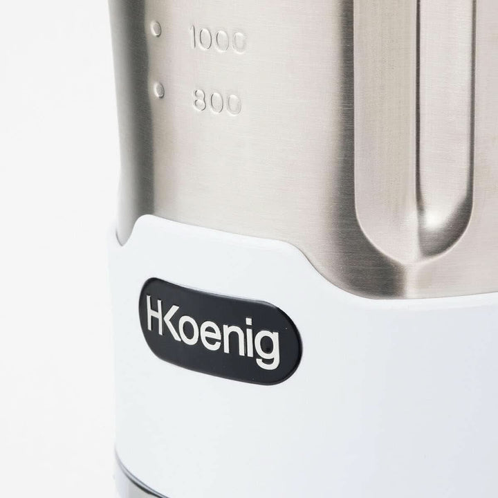 H.KOENIG MXC36 Suppenzubereiter/Mixer/Ice-Crusher/Koch- Und Mixfunktion/Bis 1,7 L/Bis 900 W/Edelstahlgehäuse / Mama si Copilul Naty Shop