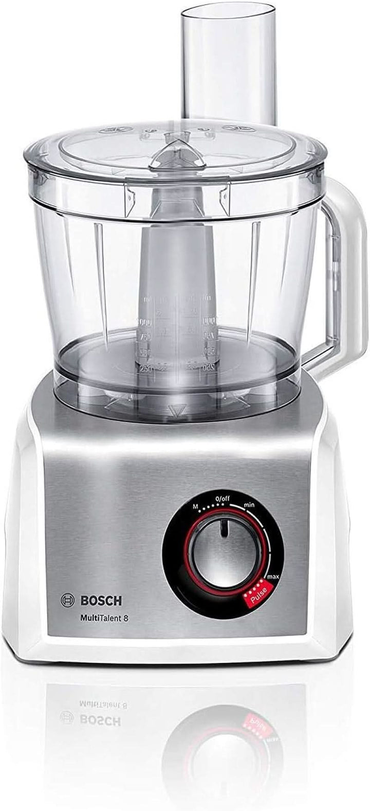 MC812S820 Multitalent 8/1.250 Watt / 3.9 Liter/Multizubehör, Weiß/Edelstahl Mama si Copilul Naty Shop
