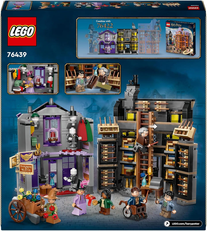LEGO Harry Potter Ollivanders & Madam Malkin's Suits, Lands Of Diagon Alley, Playset pentru copii, Wizarding Toys, Fantasy Cadouri pentru fete, băieți și fani de la 8 ani 76439 Seturi de constructie Besuche den LEGO-Store