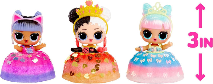 L.O.L. Surprise! Mix & Make Birthday Cake Tots - Cu păpușă de colecție, rochie de tort diy, "coacerea" și decorarea tortului, ingrediente și stropi cu sclipici - Păpușă cu rochie de tort - Ideal pentru fetițe cu vârsta de peste 3 ani Papusi Naty Shop
