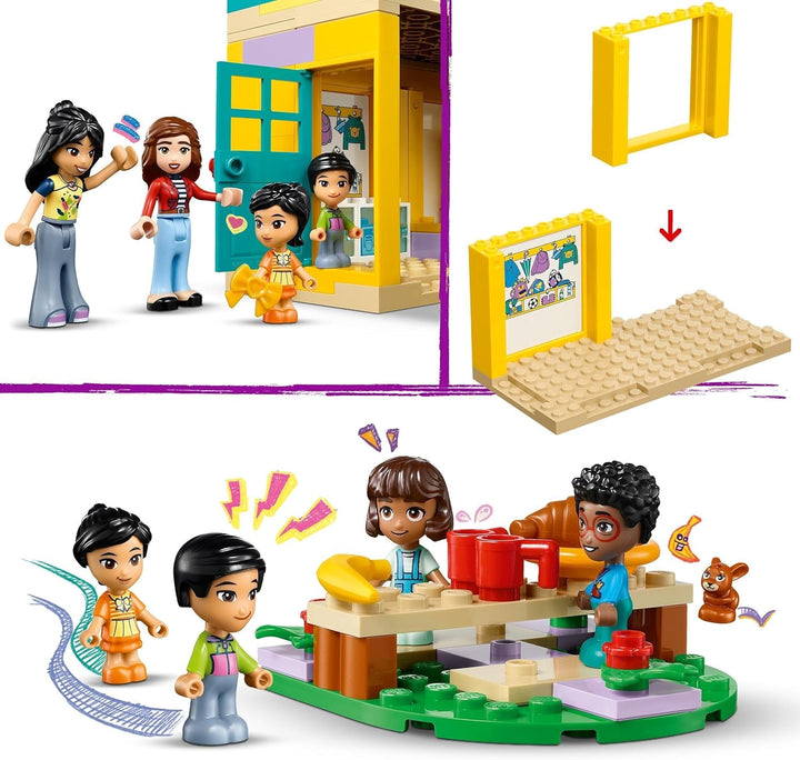 LEGO Friends Heartlake City Kindergarten, set de joacă pentru fete și băieți de la 4 ani, joc de rol creativ cu 2 figurine și 4 micro figurine, jucărie pentru dezvoltare socială 42636 Seturi de constructie Besuche den LEGO-Store