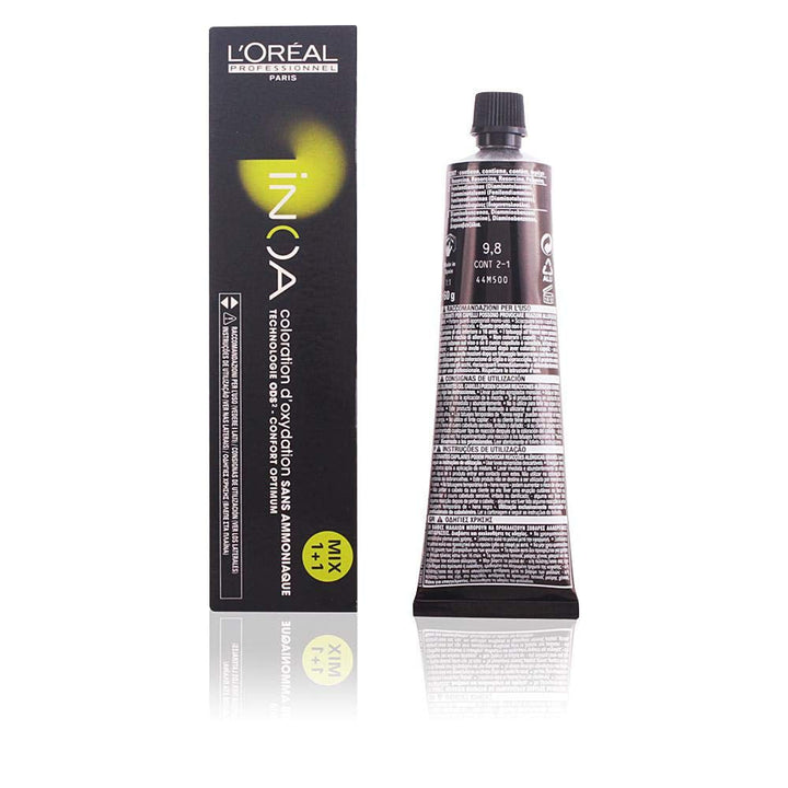 L'Oréal Professionnel INOA Colorație oxidativă fără amoniac 4 maro mediu, 1 pachet, (1x 60 ml)
