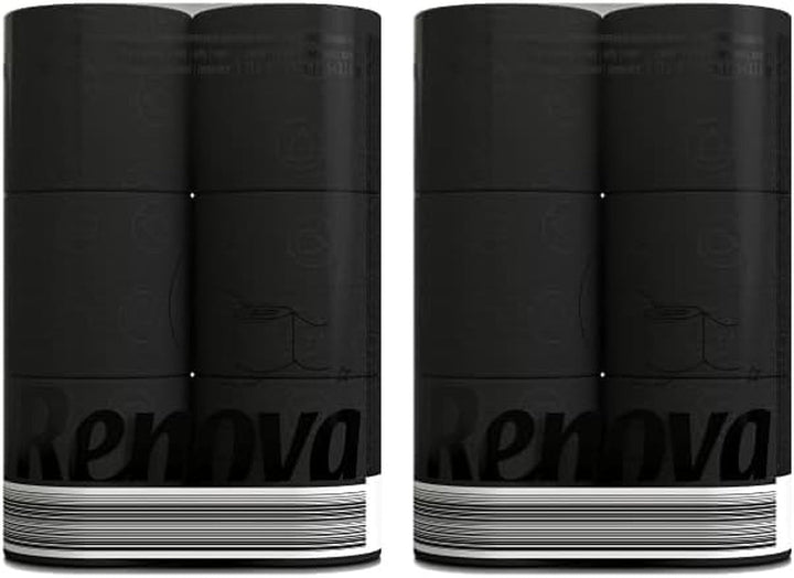 Hârtie igienică Renova Black Label de culoare neagră ( 6 role )