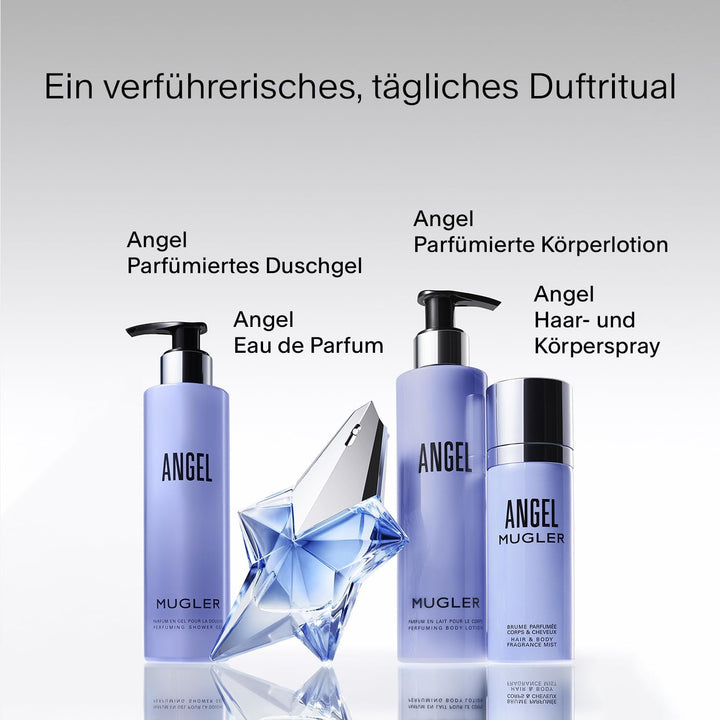 MUGLER Angel Eau De Parfum, Parfum pentru femei, Parfum gurmand cu aspect de chihlimbar, Parfum fascinant, Reîncărcabil