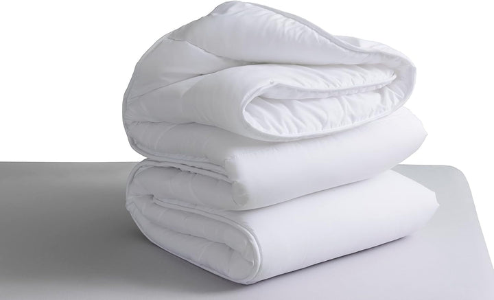 Plapumă din fibre de silicon, tratament cu aloe vera, 300 G, toamnă/iarnă, pentru pat de 90 cm (150 X 220 cm) Plapumi si pilote Naty Shop Alb 260X220 Cm