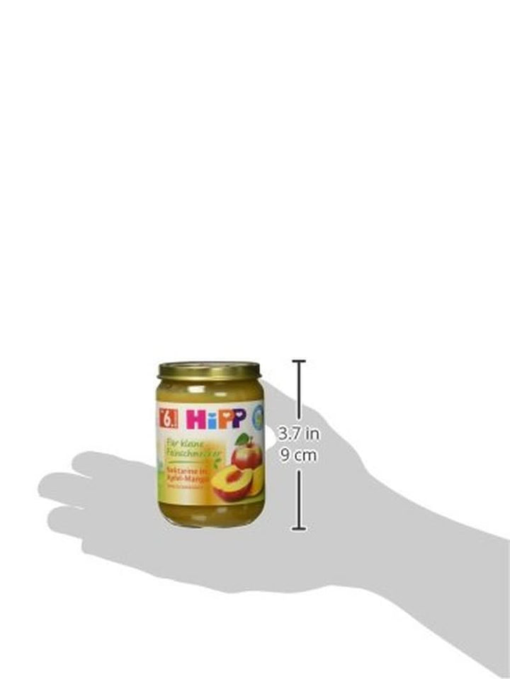 Hipp For Little Gourmets, Nectarine în mere și mango, fără zahăr adăugat, 6 X 190 grame Mama si Copilul Naty Shop