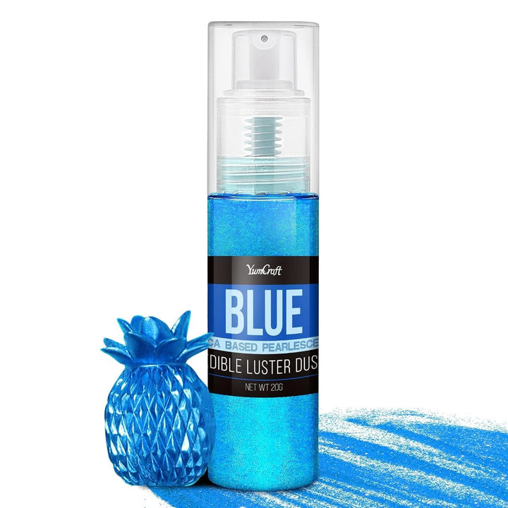 Spray glitter comestibil, 20 grame Naty Shop Albastru