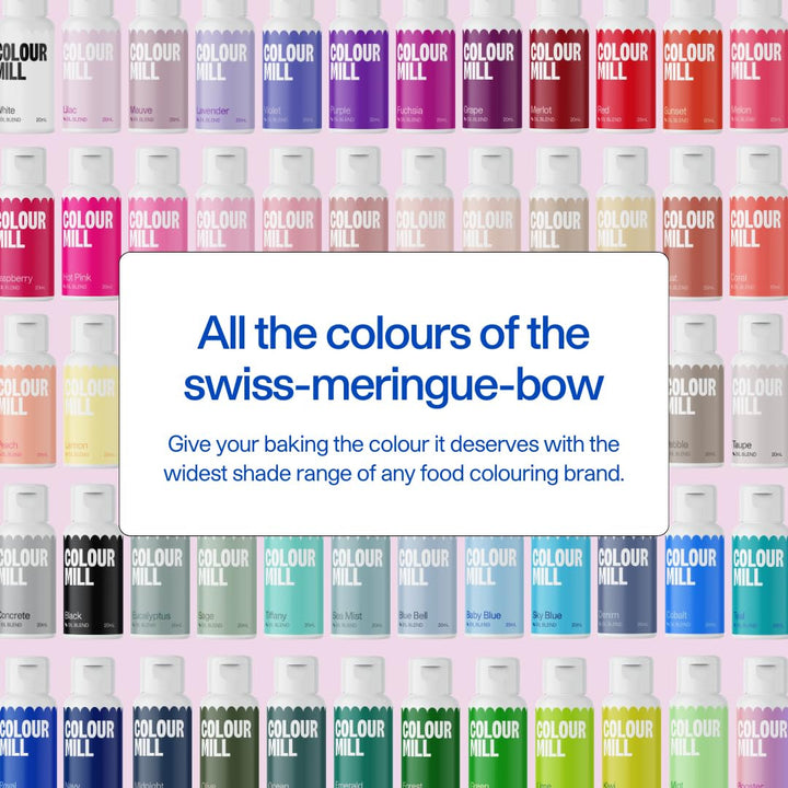 Colorant alimentar galben pe bază de ulei Colour Mill - Colorant alimentar pentru ciocolată, fondant, brioșe, prăjituri, copt, macaroane - Colorant alimentar pentru decorarea torturilor - 20 ml