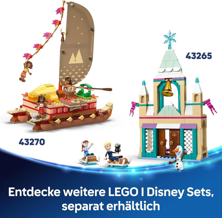 LEGO Ç€ Castelul prințesei Disney Cenușăreasa și trăsura trasă de cai, set pentru fete de la 6 ani, jucărie fantastică cu prințesa Cenușăreasa și prințul fermecător mini păpuși, idee de cadou pentru fanii Disney 43275 Seturi de constructie Besuche den LEGO-Store