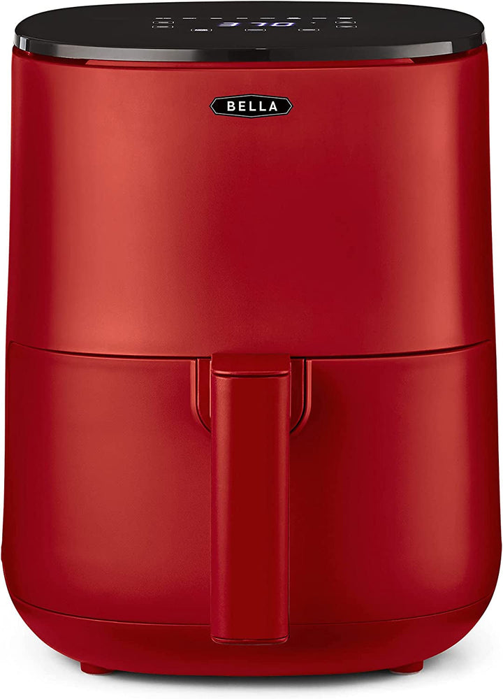 BELLA Hot Air Fryer 1.9L, 5-In-1 Compact Multi-Cooker, acoperire neaderentă, coș sigur pentru mașina de spălat vase Electrocasnice Naty Shop Rosu 3L US Touchscreen