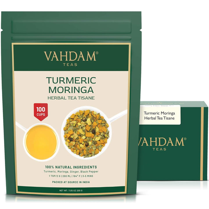 VAHDAM, ceai verde Himalayan (100 g) Ceai verde 100% pur din Himalaya | Fără gluten | Direct de la sursă din India | Preparare fierbinte/rece | Ceai verde vrac