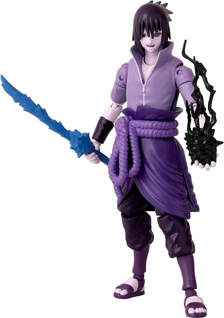 Bandai - Anime Heroes - Naruto Shippuden - Anime Hero Figures 17 Cm - Kakashi Hatake - Licență oficială - Figura articulată Kakashi - 36903 Action figures Naty Shop Sasuke Rinnegan / Mangekyo Sharingan