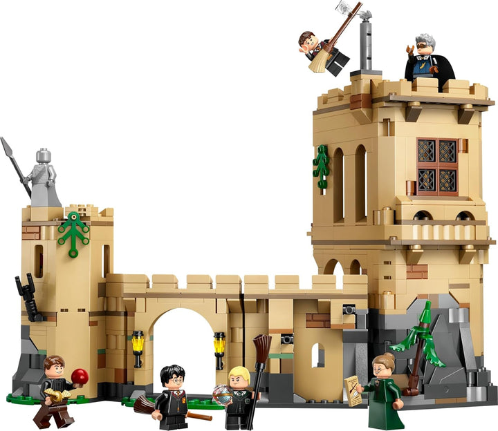 Castelul Hogwarts LEGO Harry Potter: Lecții de zbor, set de joacă de aventură cu 6 minifigurine de colecționat, inclusiv Draco Malfoy și profesorul Mcgonagall, set de joacă de rol pentru băieți și fete de la 9 ani 76447 Seturi de constructie Besuche den LEGO-Store