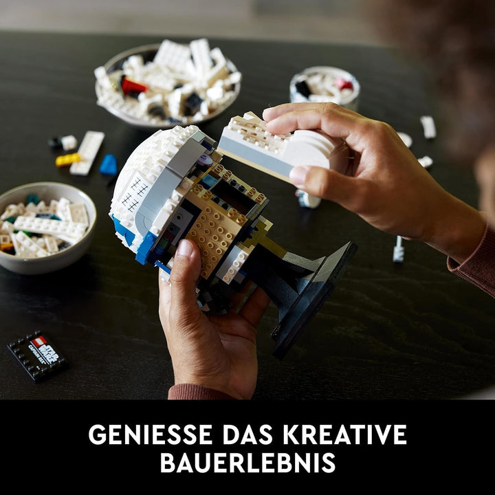 LEGO 75349 Star Wars Captain Rex Helmet Set, modelul Clone Wars de colecționat pentru adulți, seria 2023, piesă suvenir și idee de cadou Seturi de constructie Besuche den LEGO-Store