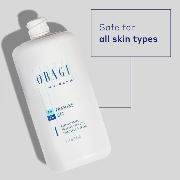 OBAGI Nu-Derm, Cleanser Gel pentru Piele Normala, Grasa sau Sensibila Cosmetice si Infrumusetare Naty Shop