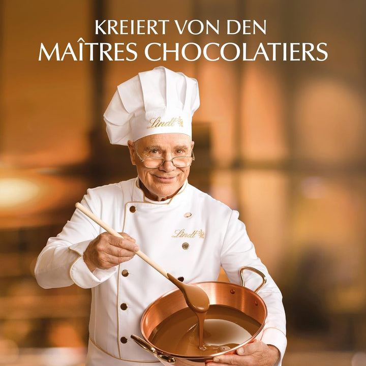 Lindt, cutie de praline cu 50 de praline în 20 de arome delicioase cu și fără alcool, 500 grame Bomboane de Ciocolata Naty Shop