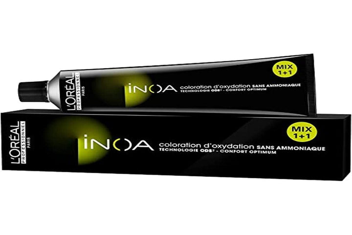 L'Oréal Professionnel INOA Colorație oxidativă fără amoniac 4 maro mediu, 1 pachet, (1x 60 ml)