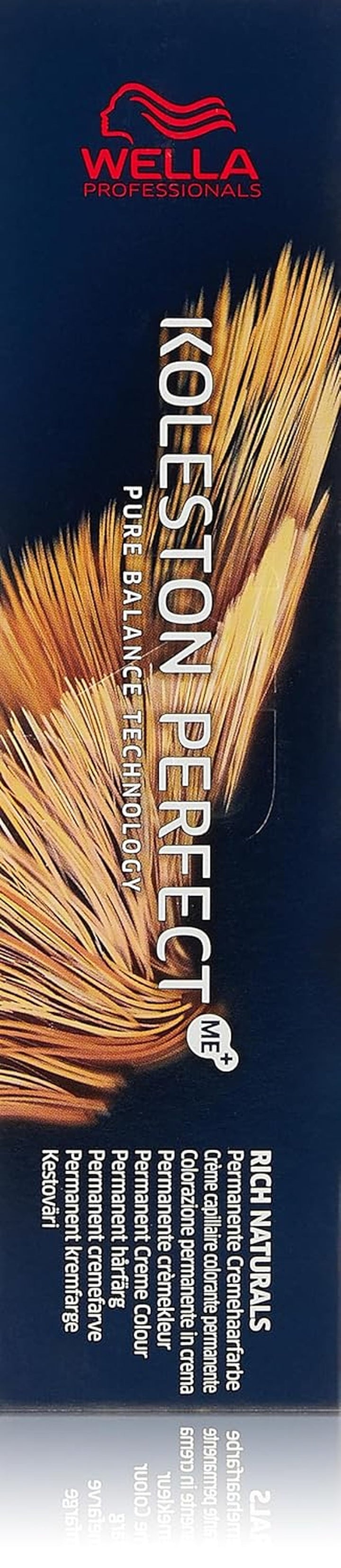 Wella Koleston Perfect Hair Colour Pure Naturals, 60 ml Vopsea pentru par Naty Shop 1 bucată (pachet de 1) Rich Naturals 5/2