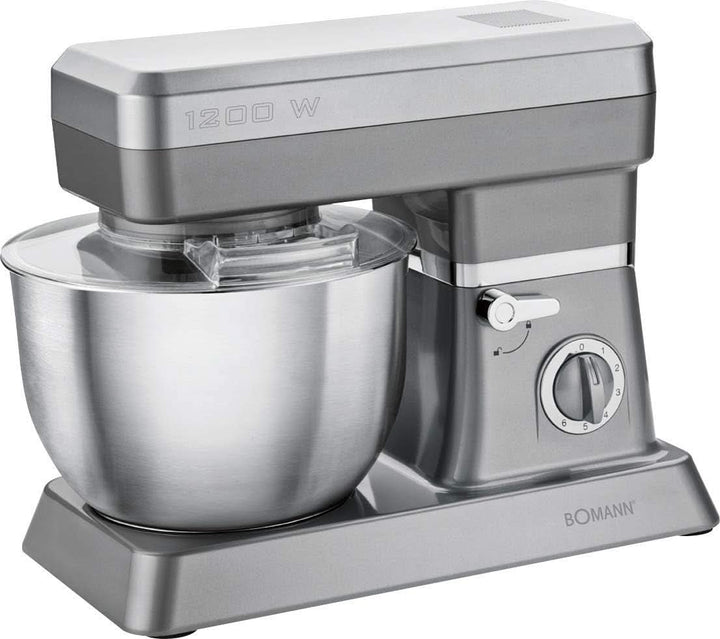 Bomann KM 398 CB Küchenmaschine, 8 Geschwindigkeitsstufen (0/1/2/3/4/5/6 + Puls), 6,3 Liter Edelstahlschüssel Für Max. 3–3,5 Kg Teigzubereitung, 1200 Watt, Rot Mama si Copilul Naty Shop Sonstige