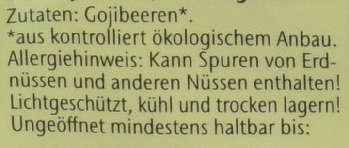 Goji berries 100g fructe uscate organice, 1 pachet (1 x 100 g) Produse deshidratate Magazinul meu