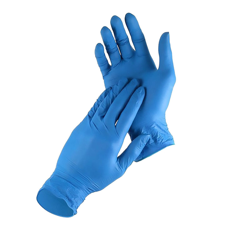 Manusi nitril nepudrate albastre Nitrylex 100buc, marimea S Nati Shop