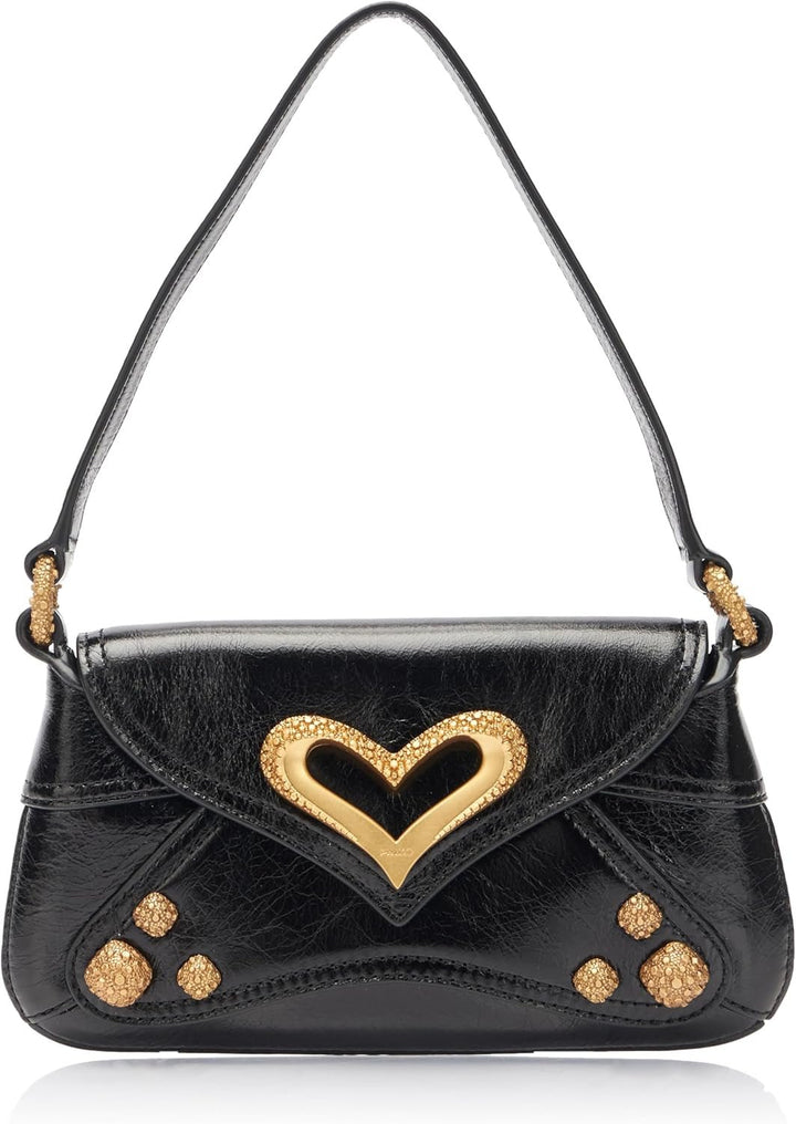 Pinko Ladies 520 axel baby naplack vintage väska